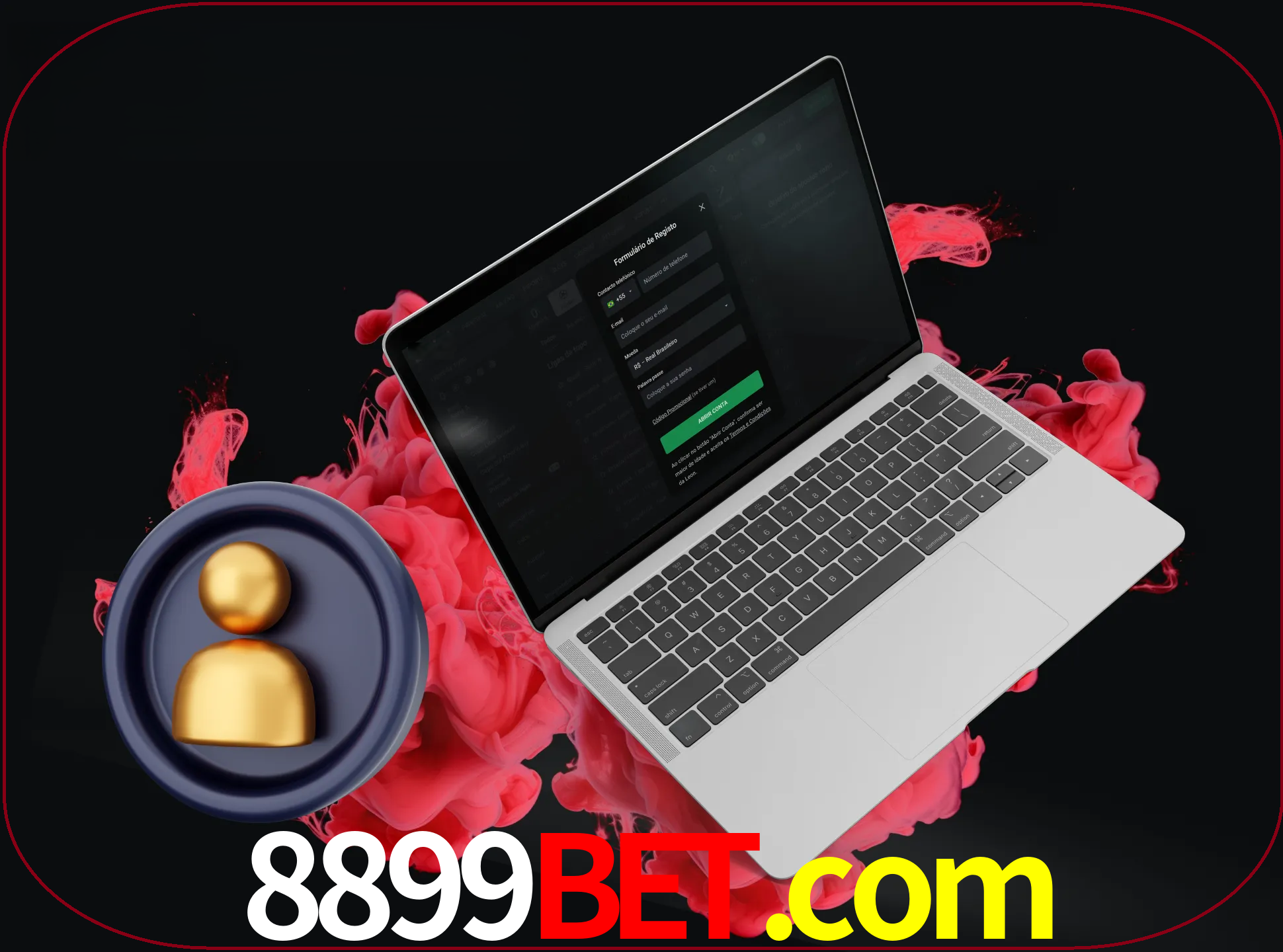 No cabeçalho do site 8899bet, clique no botão que o levará a um formulário especial onde terá de introduzir as suas informações actuais.