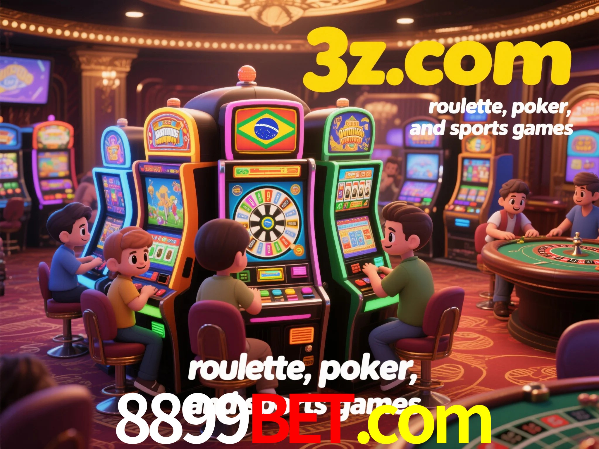 Depositar dinheiro para jogar jogos de cassino.